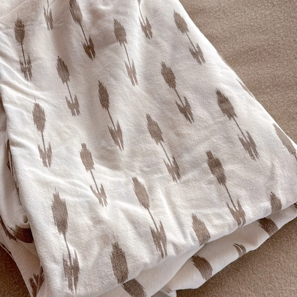 Indian Cotton Ikat Duvet Cover
